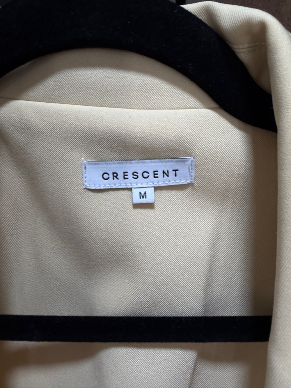 Crescent Cream Sleeveless Blazer Vest - Picture 3 of 6